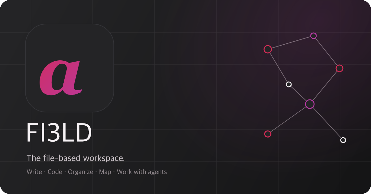 I created a note taking app based on maps instead of folders logo